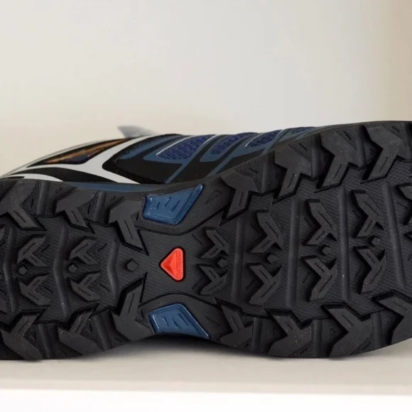 Salomon X Ultra 3 Low Hiking Shoes Men Dark Denim Black Cumin Breathable US 9 Salomon X Ultra 3 Low Hiking Shoes Men Dark Denim Black  main image 4